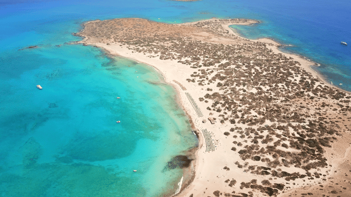 crete southern coast and chrissi island offroad safari