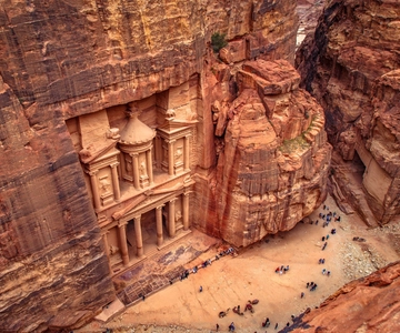 De Tel Aviv: Viagem de 1 dia a Petra com voos de ida e volta