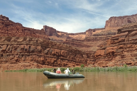 Moab : croisière en eaux calmes en bateau pneumatique sur le fleuve Colorado