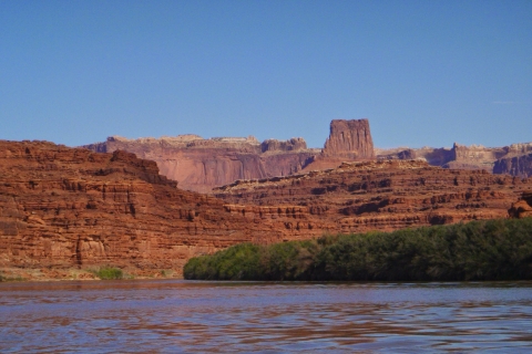 Moab: Calm Water Cruise in Inflatable Boat on Colorado River