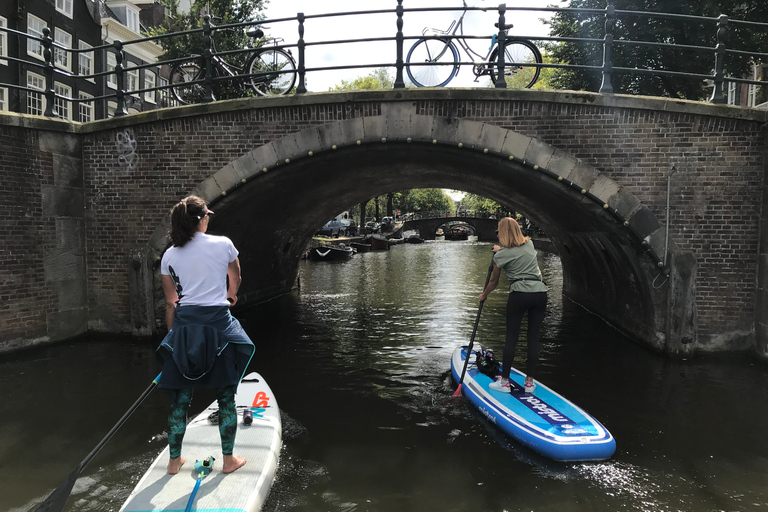 Amsterdam: 2 timmars tur med Stand Up Paddle BoardAmsterdam: 2-timmars Stand Up Paddle Board Tour