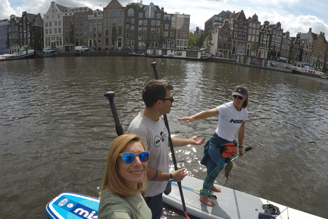 Amsterdam: 2 uur stand-up paddleboard-tour