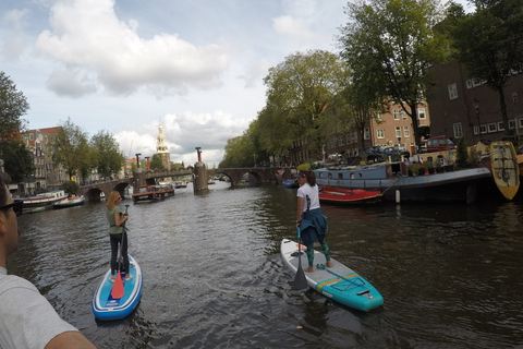 Amsterdam: 2 uur stand-up paddleboard-tour