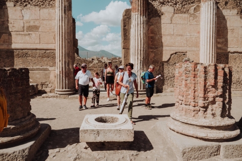 From Rome: Transfer to Amalfi Coastline via Pompeii