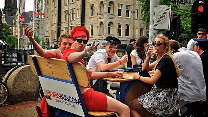 amsterdam 1.5hour private beer bike experience
