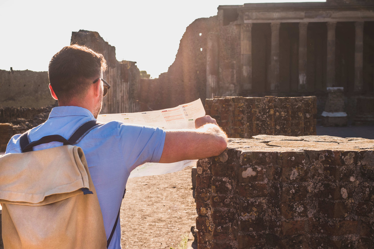 Da Napoli: Trasferimento di sola andata a Sorrento con tour di PompeiTrasferimento da Napoli a Sorrento con Tour Guidato a Pompei