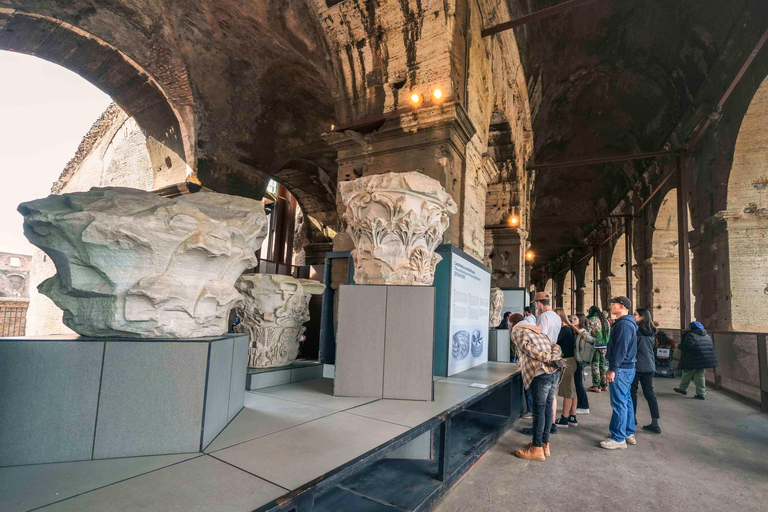 Rome: Colosseum, Roman Forum & Palatine Hill Tour Guided Tour in French