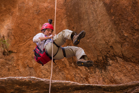 Från Moab: Rock of Ages Moderate Rappelling Obstacle Course