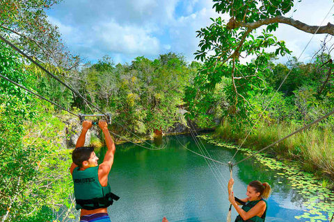 4 Cenotes Tour guidato con cibo e bevande