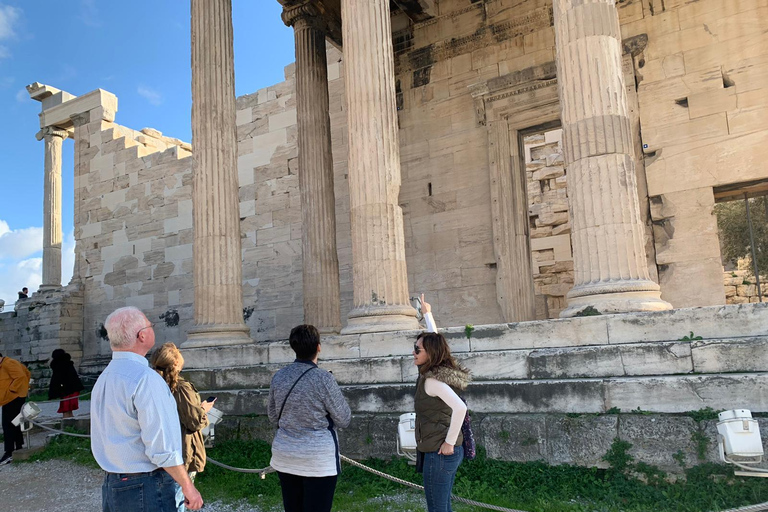 Atenas: ticket y tour guiado para la AcrópolisTour en grupo reducido en inglés