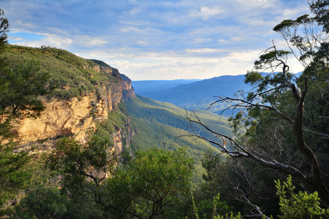 Sydney: Tagestour zum Wasserfall und Sonnenuntergang am Blue MountainAb Sydney: Blue Mountains Sonnenuntergang & Wildnis-Tour