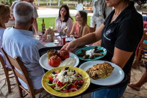 From Chania: Full-Day Herbs, Tea and Wine Tour