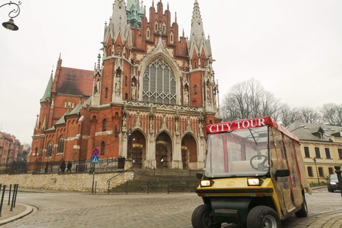 Krakow: Jewish Quarter and Schindler Factory by Golf Car