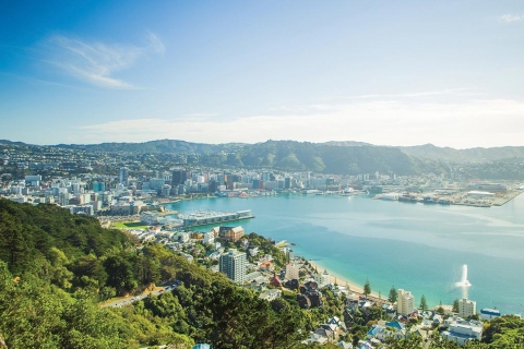 Wellington: Hubschrauberflug über den Hafen von Wellington
