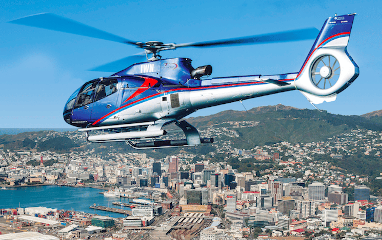 Wellington: Panorama-Hubschrauberflug über den Hafen