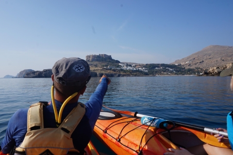 Lindos: Kajakarstwo morskie i wycieczka po Akropolu Lindos z lunchemWycieczka grupowa bez odbioru z hotelu