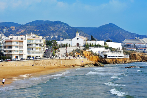 Depuis Barcelone : Visite guidée privée d&#039;une journée à Gérone et SitgesDepuis Barcelone : Visite d&#039;une jounée de Gérone et Sitges en privé