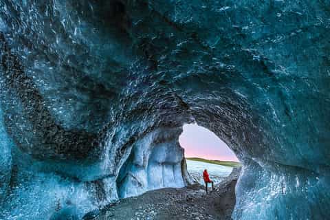 Skaftafell: caverna di ghiaccio e trekking sul ghiacciaio