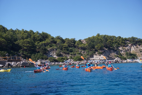 Rhodos: tweedaagse combo-activiteit op zee kajakken en wandelenTour met hoteltransfers