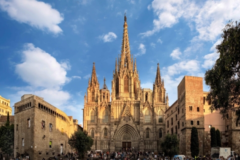 Barcelone : visite à pied gothique avec options linguistiquesVisite guidée coréenne