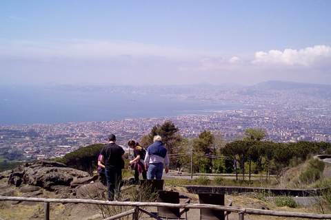 Au départ de Rome : Ruines de Pompéi et Mont Vésuve avec déjeuner et vin