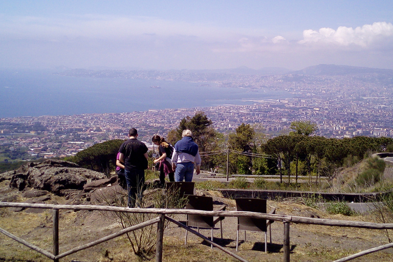 Da Roma: Rovine di Pompei e Vesuvio con pranzo e vino