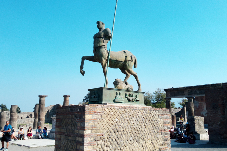 Vanuit Rome: ruïnes van Pompeii en de Vesuvius met lunch en wijn