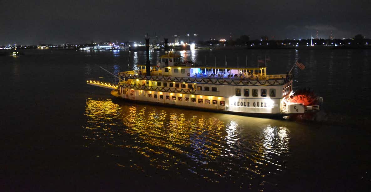 New Orleans: Evening Jazz Boat Cruise with Optional Dinner
