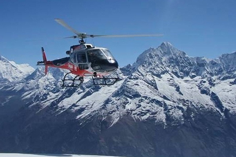 Pokhara: Hubschrauberflug zum Annapurna Base Camp