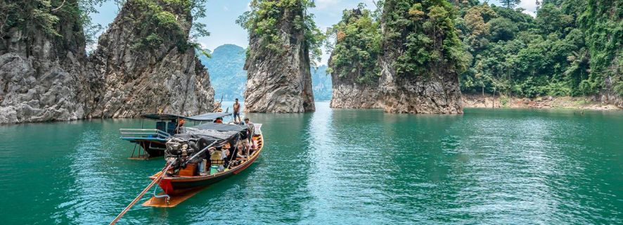 Cheow Lan Lake & Coral Cave Tour with Kayaking