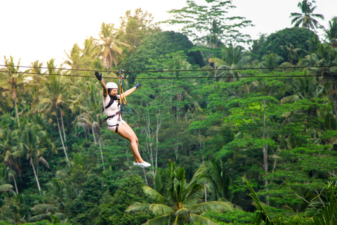 Ubud : tyrolienne et balançoire dans la jungleUbud : aventure en tyrolienne et balançoire dans la jungle