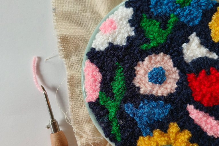 Thessaloniki: Punch Needle Workshop. Ein kreatives, lokales Erlebnis.Thessaloniki: Punch Needle Workshop. Ein kreatives, lokales Erlebnis