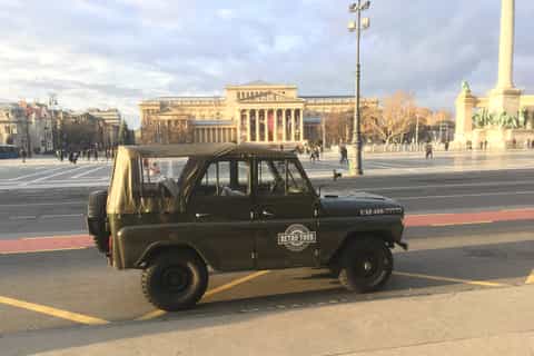 budapest tour di 3 ore con una jeep russa