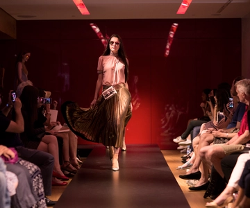 Paris: Fashion Show at Galeries Lafayette Haussmann