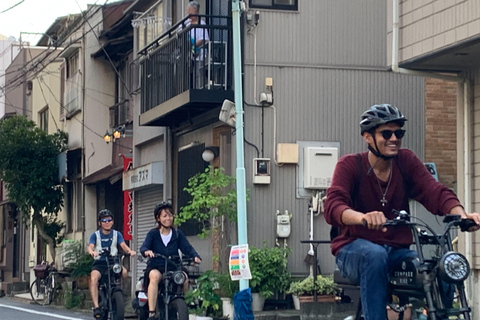 Tour guidato in e-bike della Baia di Tokyo di 3 ore da Tsukiji