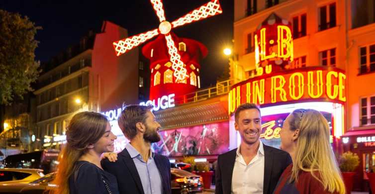Paris: Eiffelturm-Dinner-Kreuzfahrt mit einer Moulin Rouge Show