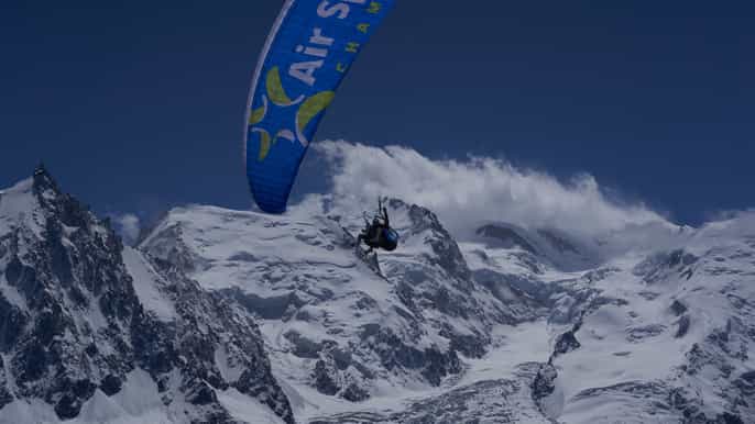 chamonix vuelo en parapente en tandem