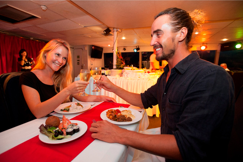 Benoa Bali: Sunset Dinner Cruise with Show and Live Music Cruise with Bali Transfers