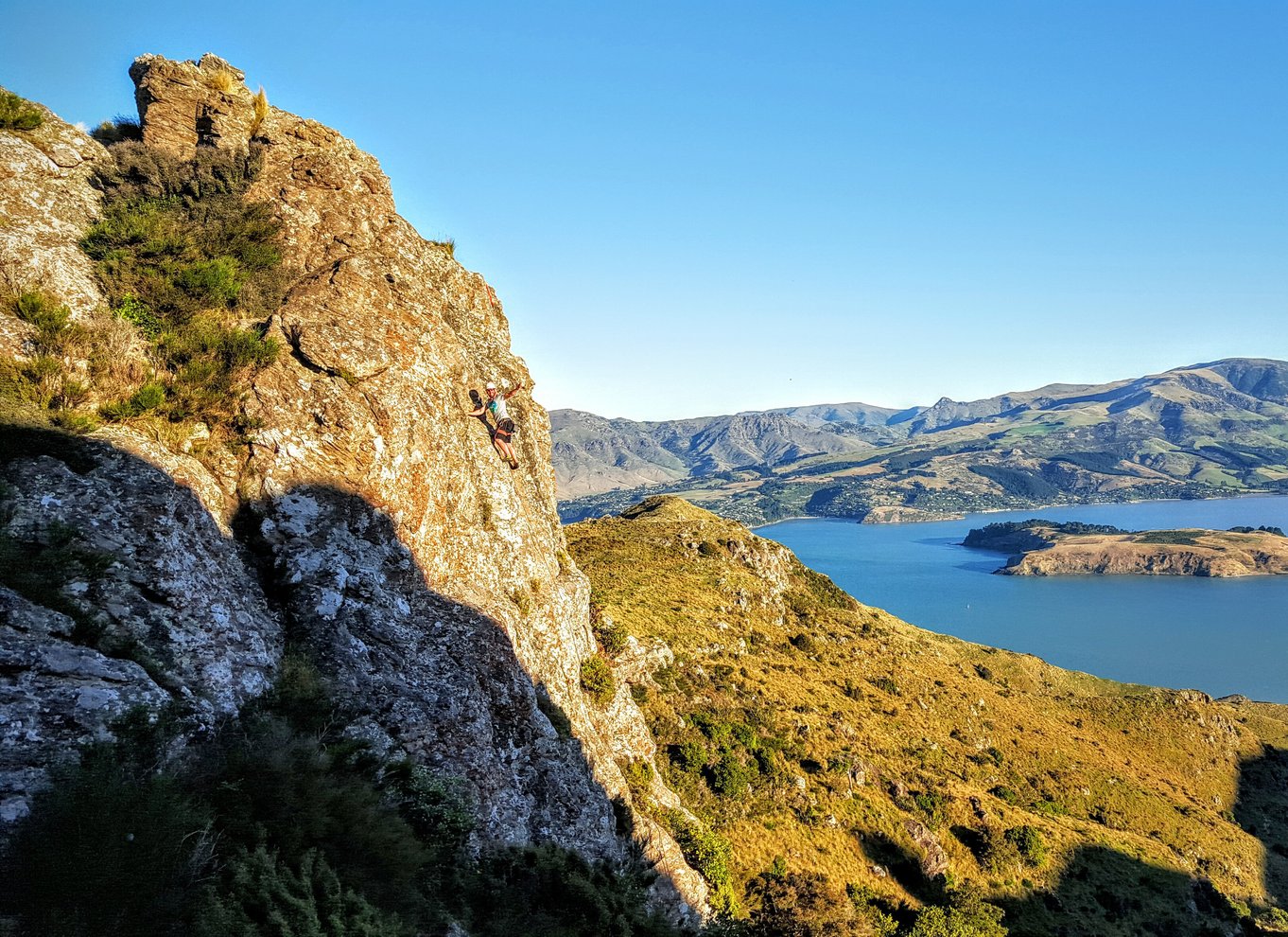 Christchurch: Klippeklatring med guide, frokost og transport