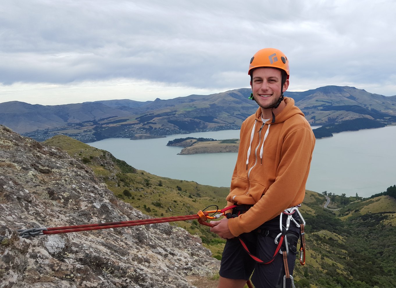 Christchurch: Klippeklatring med guide, frokost og transport