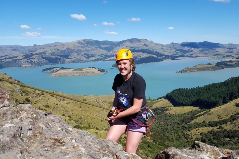 Christchurch: Klettern mit Guide, Mittagessen und TransportAbholung vom Treffpunkt am Canterbury Museum