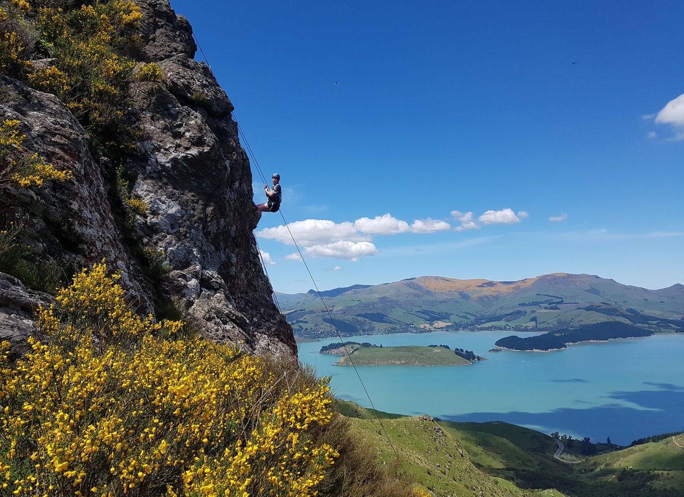 Christchurch: Klippeklatring med guide, frokost og transport