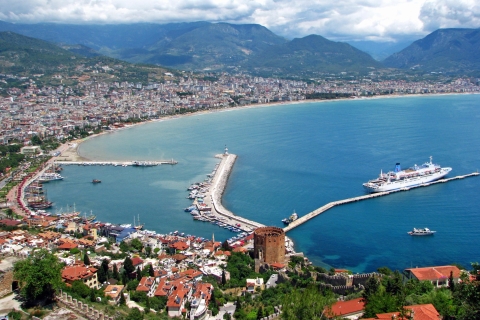Alanya: Boat Tour with Sunbathing, Swimming & Snorkelling Meeting Point in Alanya Harbour At The Boat