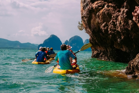 Phuket: Hong by Starlight with Sea Cave Kayak & Loi Krathong Group Tour