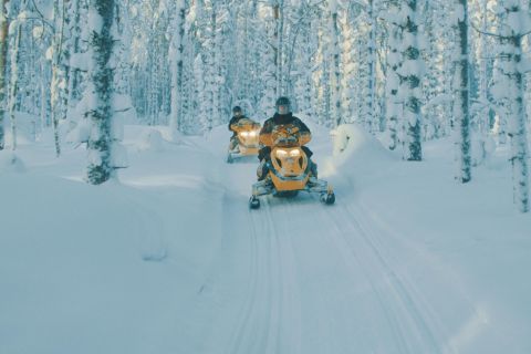Jyväskylä/Laukaa: 2-Hour Snowmobile Safari