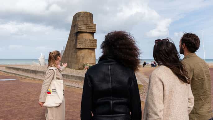 from paris normandy landing beaches dday tour by minibus