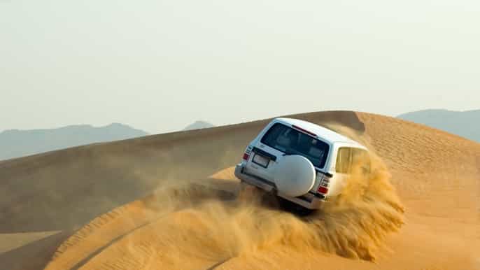 from muscat north dunes safari and hot spring visit