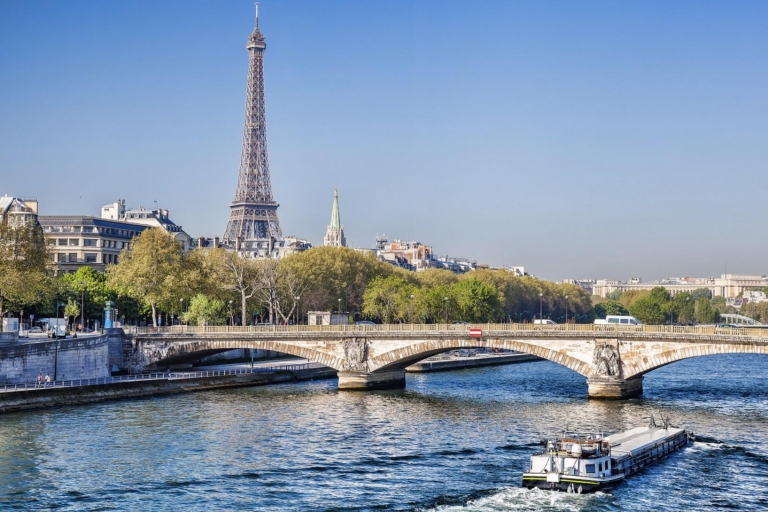 Paris : tour Eiffel avec hôte, croisière, visite de la villeVisite avec accès direct 2e étage et sommet