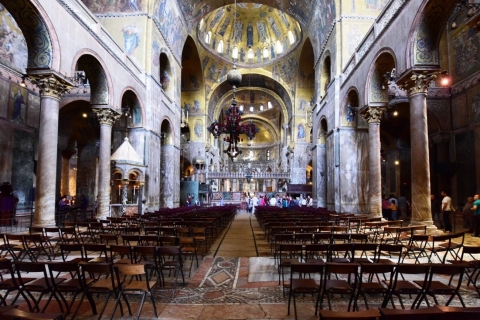 Venise : basilique Saint-Marc et accès aux terrassesVisite en espagnol