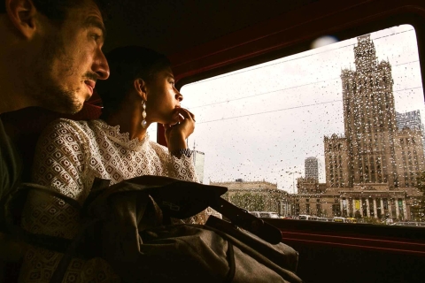 Warschau: achter de schermen City Tour door Retro Minibus